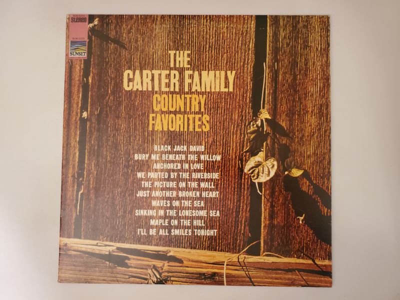 The Carter Family Country Favorites vinyl record